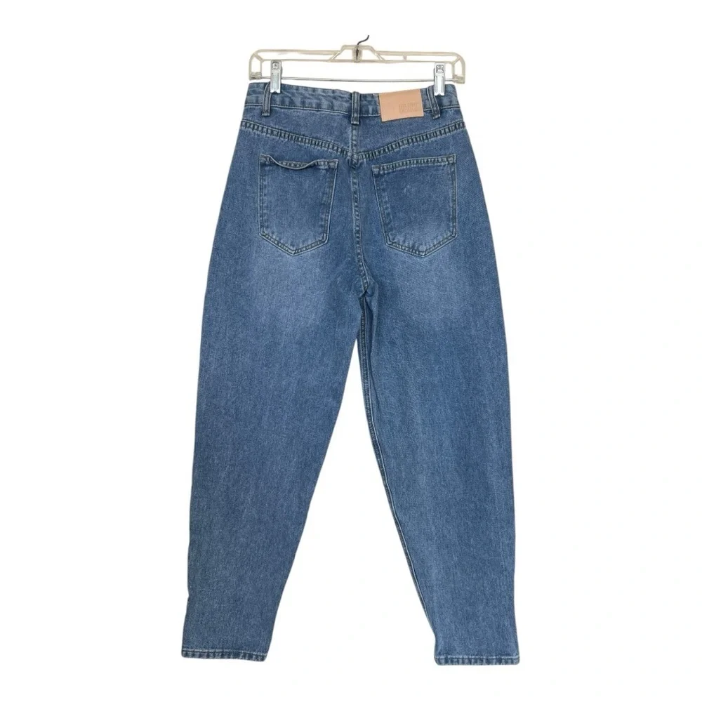 Blue Savvy High Rise Blue Barrel Jeans Size 3 Waist 26